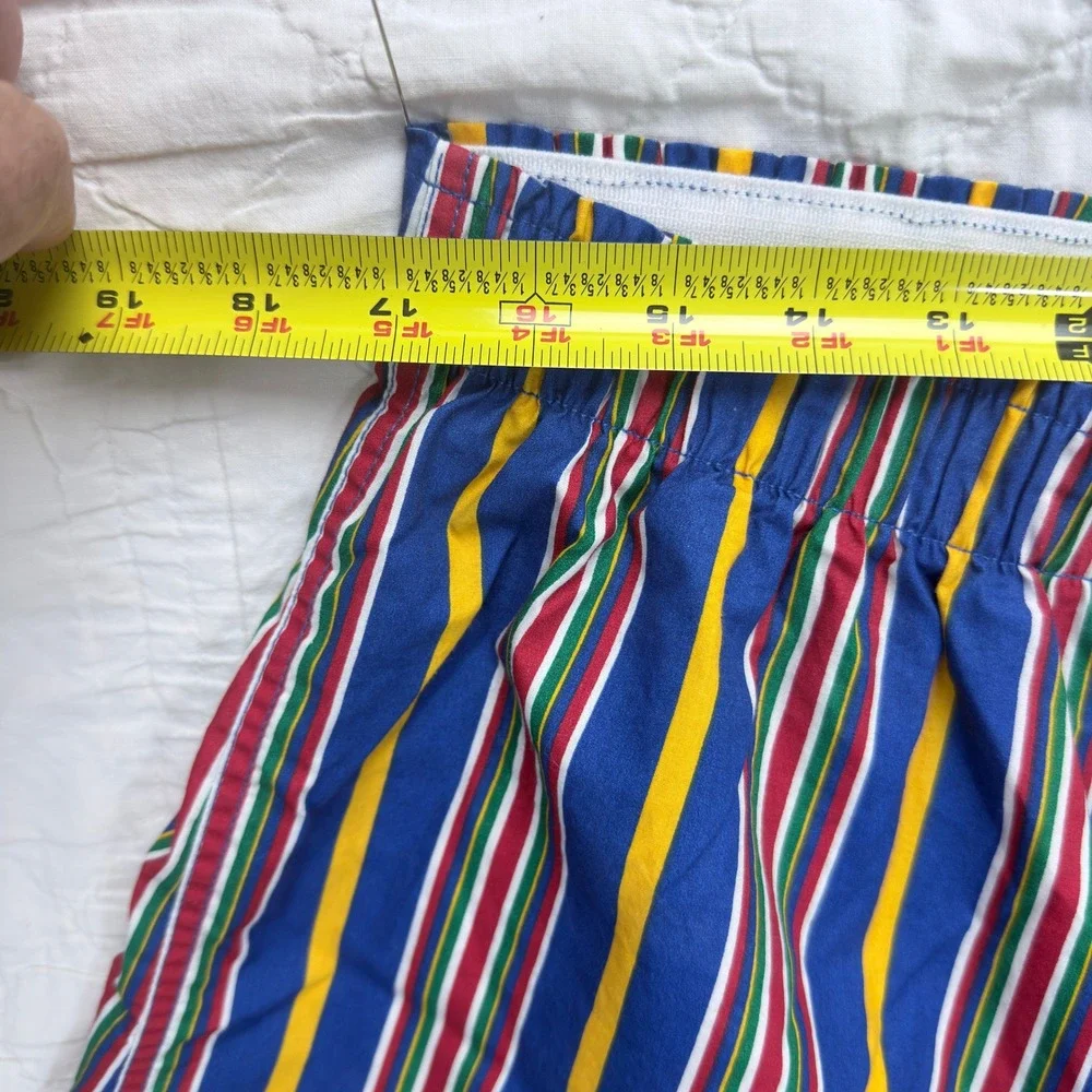 Polo Ralph Lauren Mens Boxer Shorts 40 Multi Stripe Vintage Cotton Sleepwear